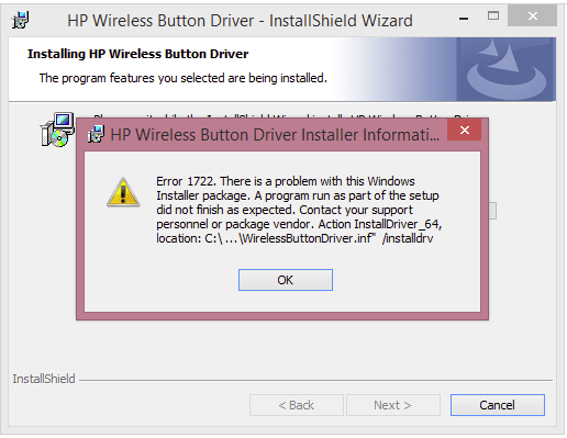 hp wireless button driver uninstall