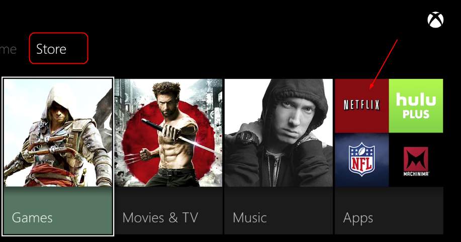 Is netflix shop on xbox one