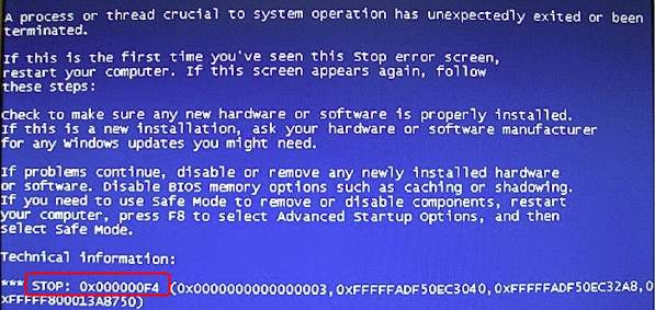 blue screen windows 7 startup