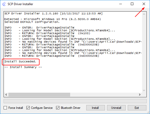 scp driver package vs motionjoy