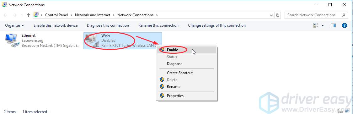 Why is my WiFi adapter not picking up networks?