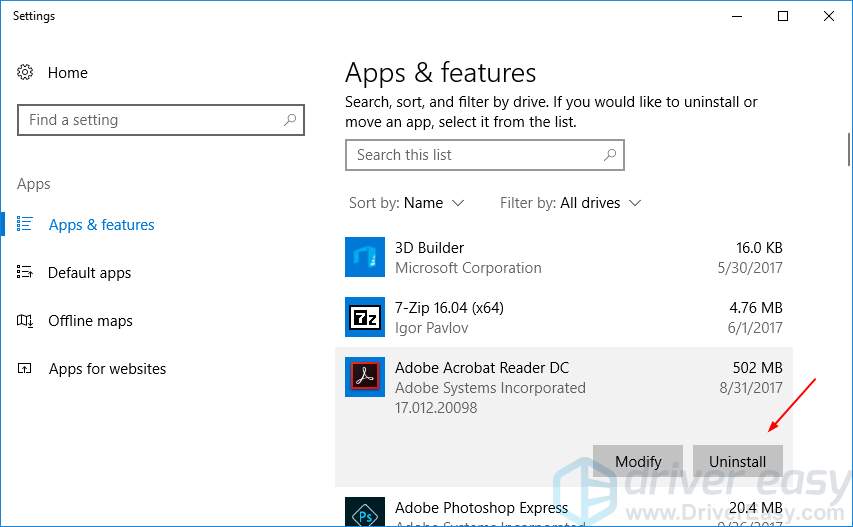 windows 10 x64 adobe 8 pdf dll