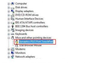 Synaptics pointing device driver что это за программа