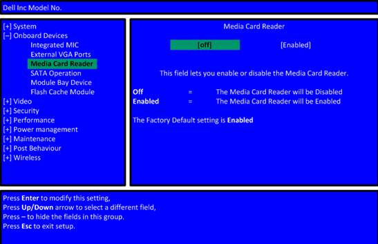 internal sd card reader not working windows 7