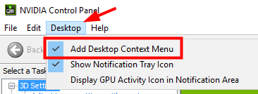 nvidia control panel not opening even after driver update