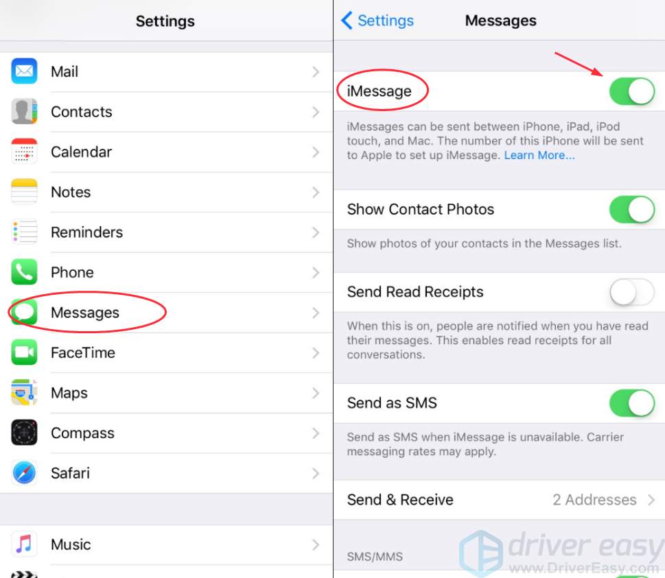 iMessages Not Working [Solved] - Driver Easy