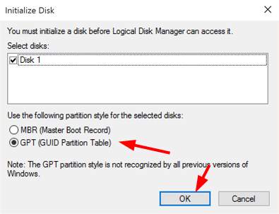 hard drive disappeared from disk management