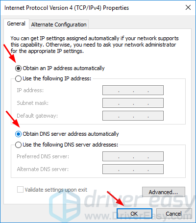 cable modem dns error