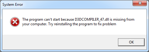D3dcompiler 47 Dll Is Missing Fixed Driver Easy