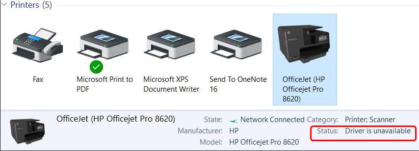 [SOLVED] Printer Driver is unavailable on Windows - Driver ...