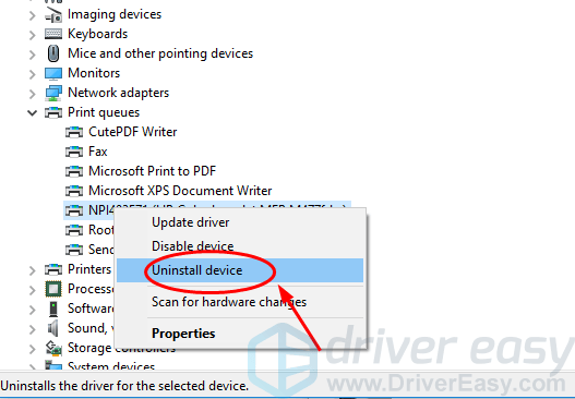 uninstall canon printer drivers windows 7