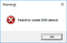 Failed To Create D3d Device Solved Driver Easy - error message generator roblox fatal error