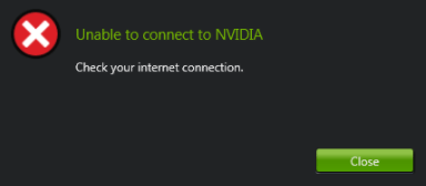 geforce experience unable to download recommended driver