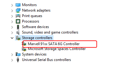 Marvell 91xx sata 6g controller driver windows 10 ошибка