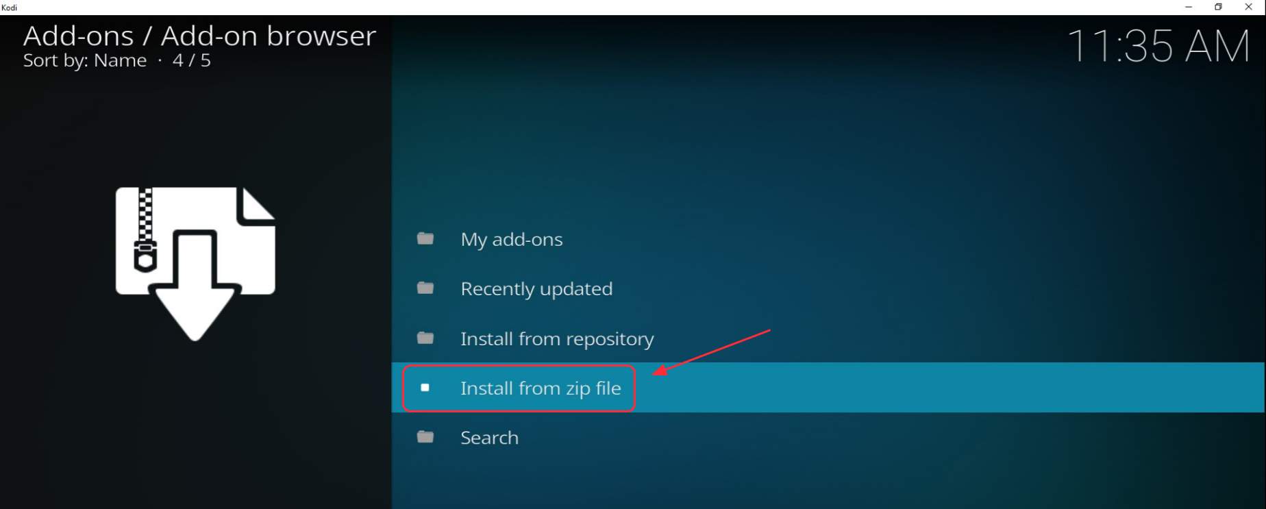 kodi problems installing addons