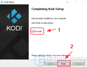 how to configure kodi in windows 10