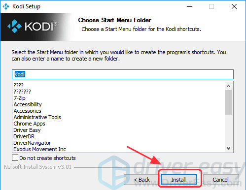 how to install older version of kodi on windows 10