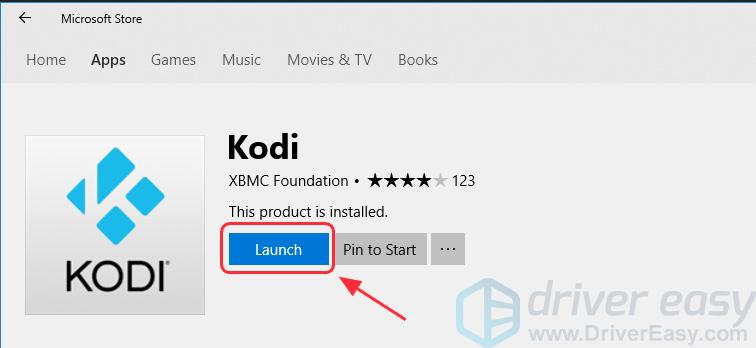 Kodi - Microsoft Apps