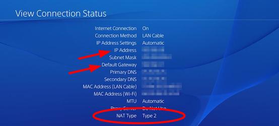 How to setup store ip address ps4