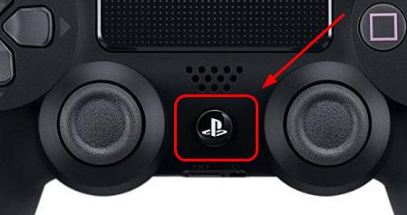 ps button on controller