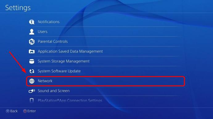 setting up wifi on ps4