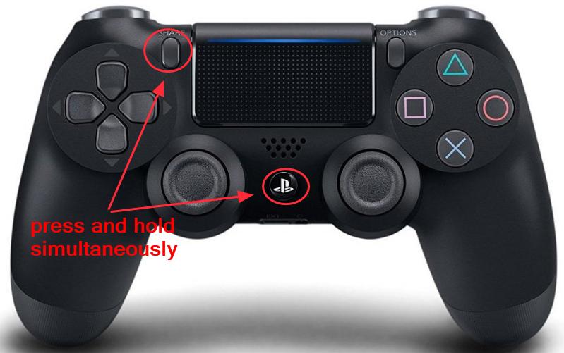 ps4 controllers blinking blue