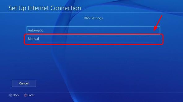 ps4 pro dns settings