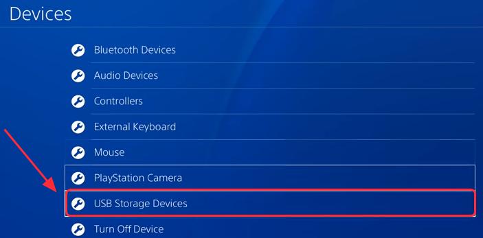 how to set up a external hard drive on ps4