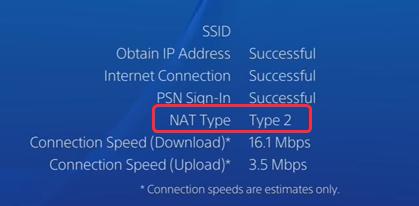 best settings for lan cable ps4