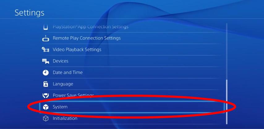 ps4 video playback settings