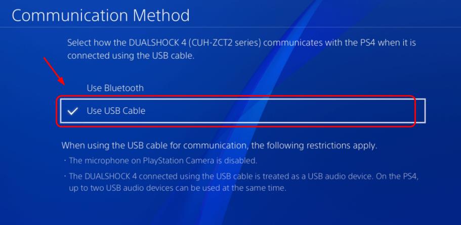 connecting keyboard to ps4