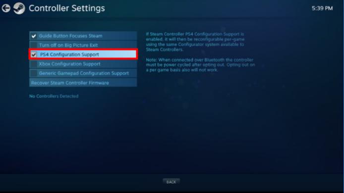 how to use ps4 controller on steam pc