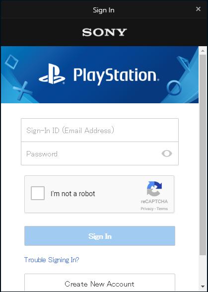 PLAYSTATION account.