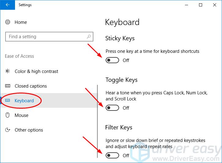 windows key is disabled