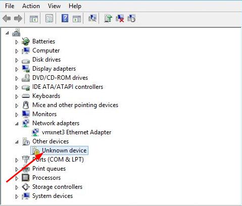 why does it not show display adapter in my driver settings