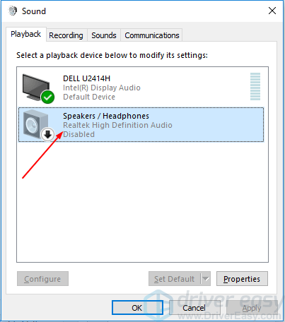 headphones not showing in playback devices windows 7