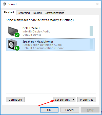 bluetooth headphones not appearing in playback devices