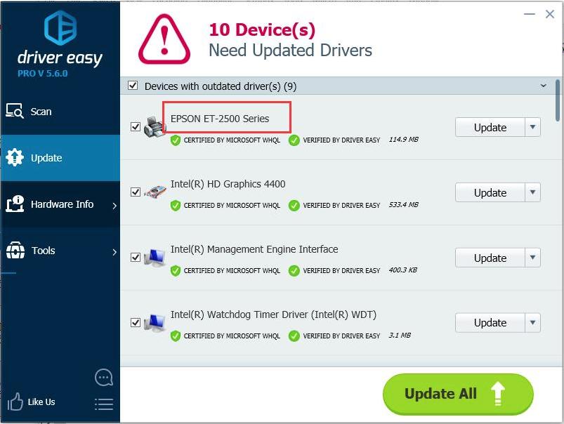 hp scanner drivers windows 10