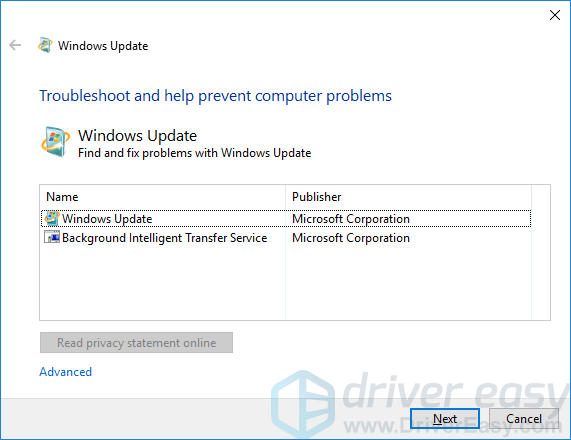 tutti gli annunci di Windows continuano a non riuscire