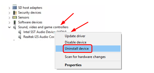 intel sst audio device driver windows 10 32 bit