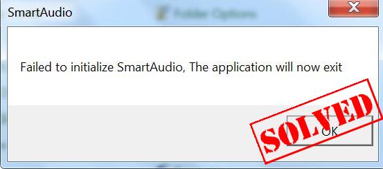 failed to initialize audio device