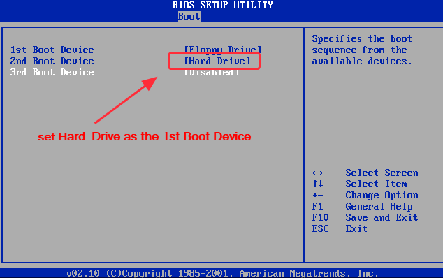 3rd master hard disk error fix