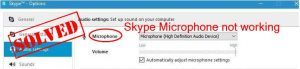 how to test skype microphone windows 7