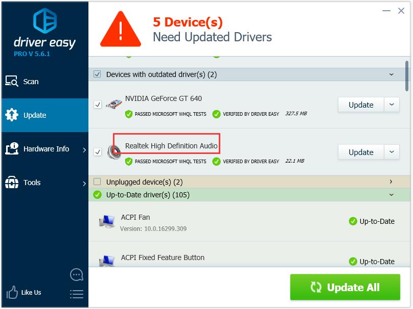 no audio output device installed