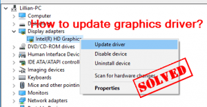 i uninstalled my graphics driver