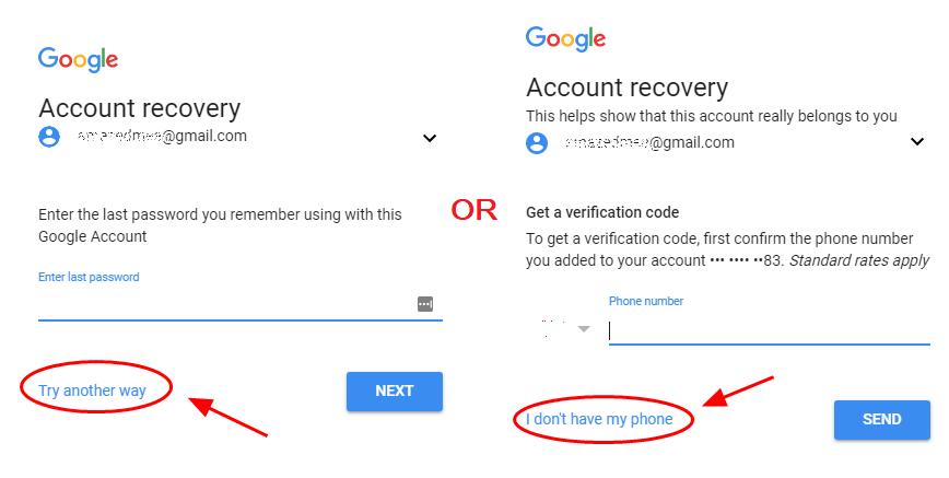 no recovery email for gmail