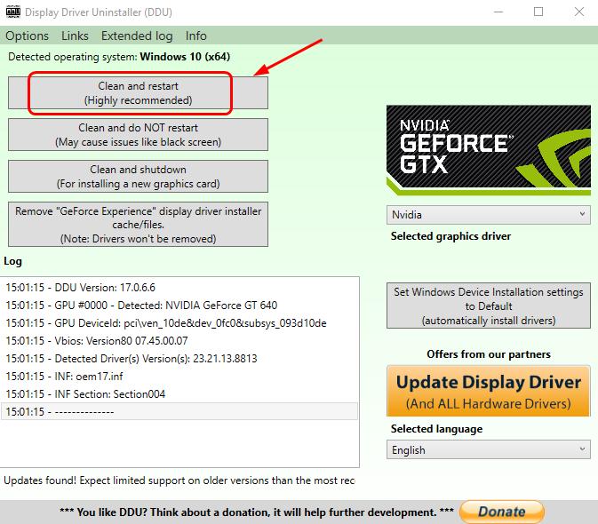 Driver nvidia geforce discount 9500 gt windows 10