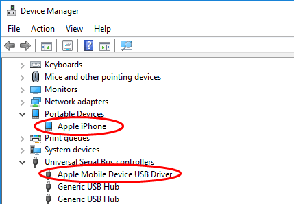 windows 10 not recognizing iphone 6