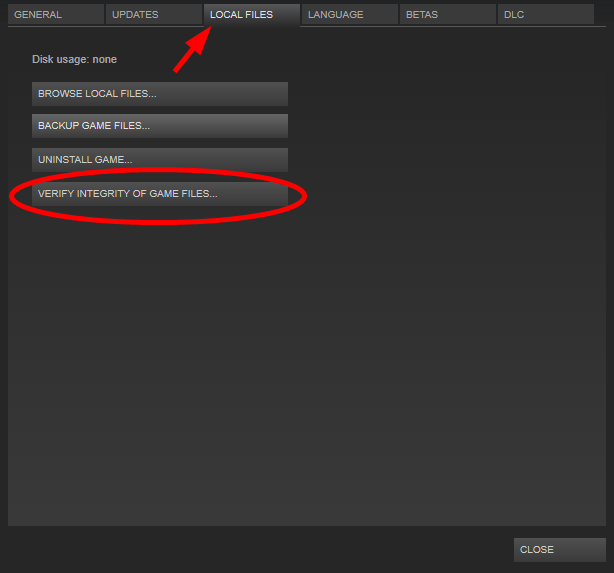 3 click the local files tab then click verify integrity of game files - fortnite battleye failed to launch game