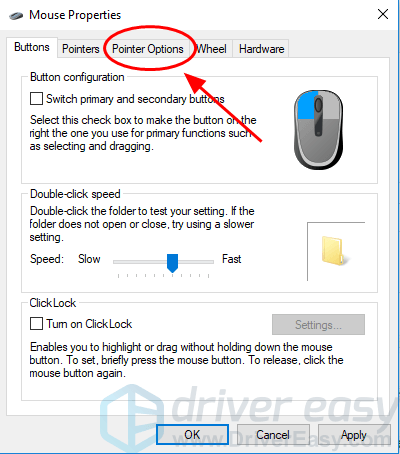 dpi how to change regular mouse